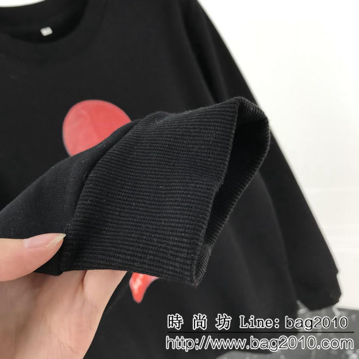 LV路易威登 X SuP聯名款 18秋冬新款 太陽花趣味公仔印花 純棉加絨衛衣 情侶款 ydi1536